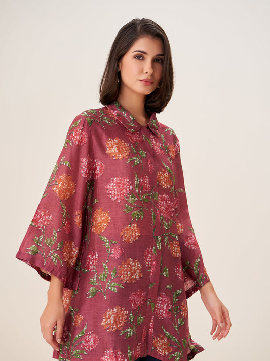 Lyra Luxe Digital Print Top