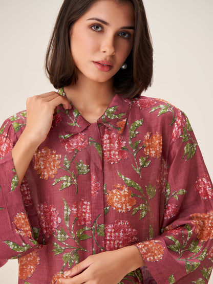 Celestia Luxe Digital Print Top
