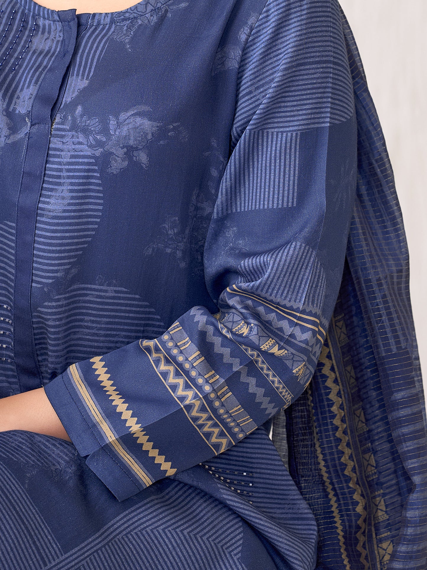 Jhil Mil Classic Italian Satin  Kurta Set with Dupatta