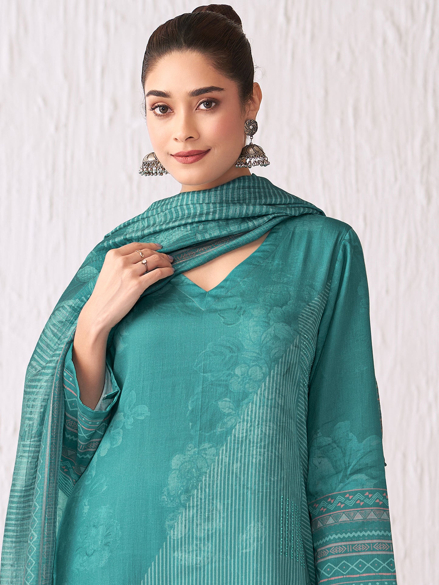 Jhil Mil Elegant Italian Satin  Kurta Set with Dupatta