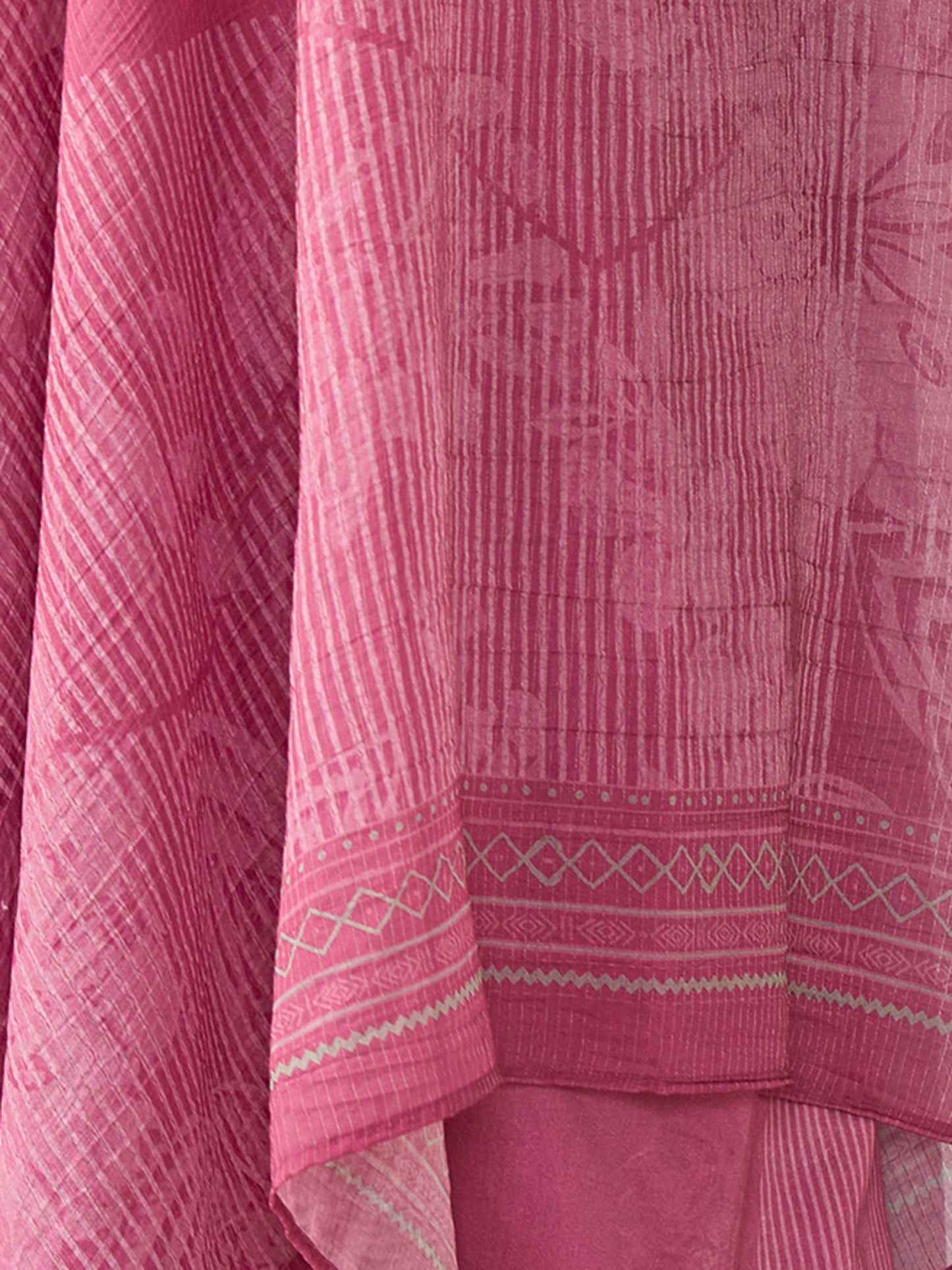 Jhil Mil Classic Italian Satin  Kurta Unstitched Set with Dupatta