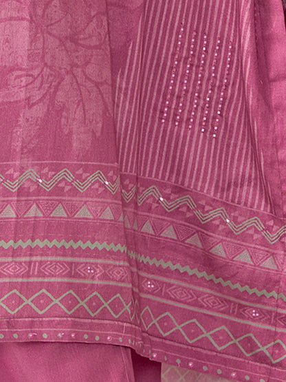 Jhil Mil Luxe Italian Satin  Kurta Set with Dupatta