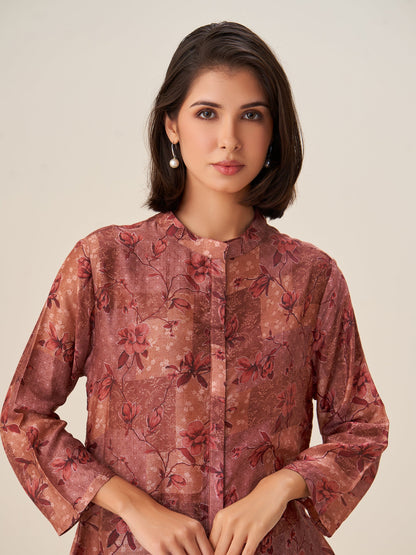 Celestia Luxe Digital Print Top