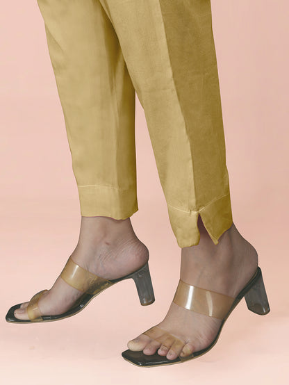 Mustard Cotton Satin Bottom