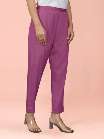 Violet Cotton Satin Bottom