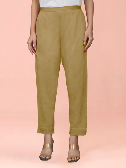 Green Cotton Satin Bottom