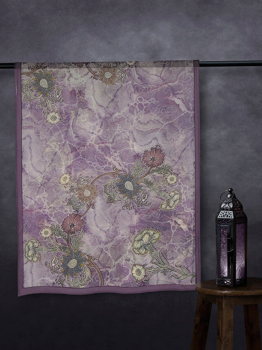 Luxe Organza Base Dupatta Dusty Wine