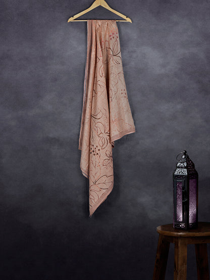 Stylish Cotton Print Fancy Dupatta Chiku