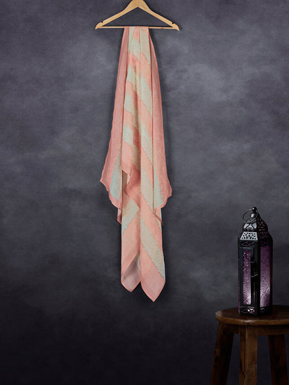 Luxe Organza Base Dupatta Light Rust