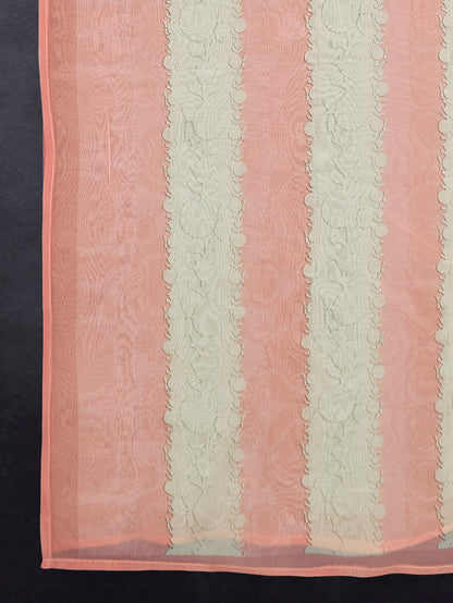 Luxe Organza Base Dupatta Light Rust