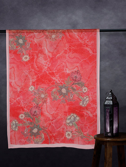 Luxe Organza Base Dupatta Red