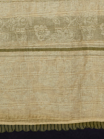 Stylish Cotton Print Fancy Dupatta Grey